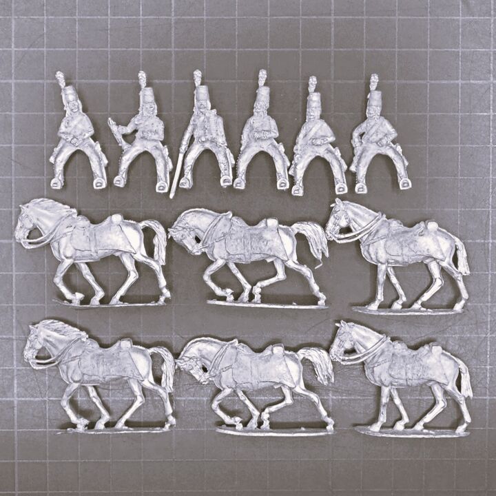 Forgotten Glorious Miniatures, Napoleonic: Early Prussian Hussar Unit in Mirlitons - Possibly Out of Production Forgotten Glorious Miniatures, Napoleonic: Early Prussian Hussar Unit in Mirlitons - Possibly Out of Production
