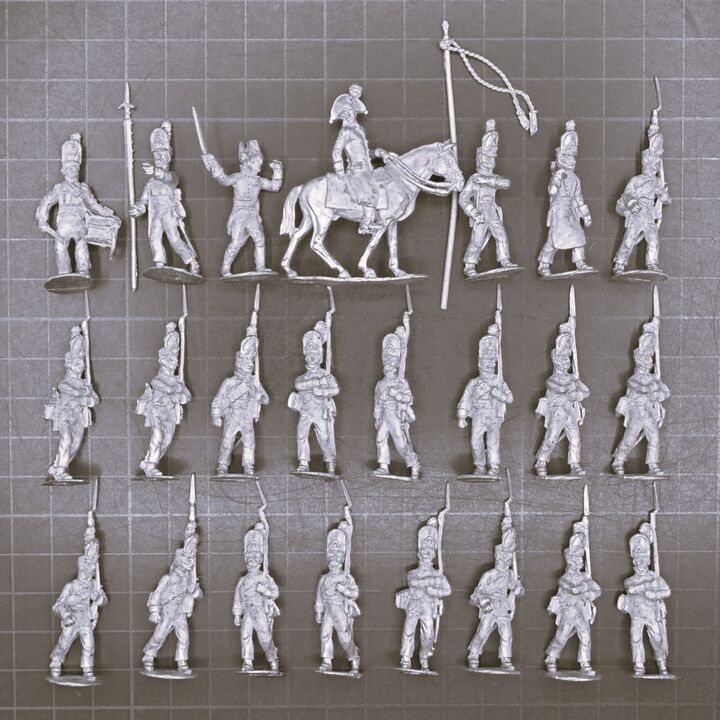 Forgotten Glorious Miniatures, Napoleonic: Early Prussian Infantry Unit - Possibly Out of Production Forgotten Glorious Miniatures, Napoleonic: Early Prussian Infantry Unit - Possibly Out of Production