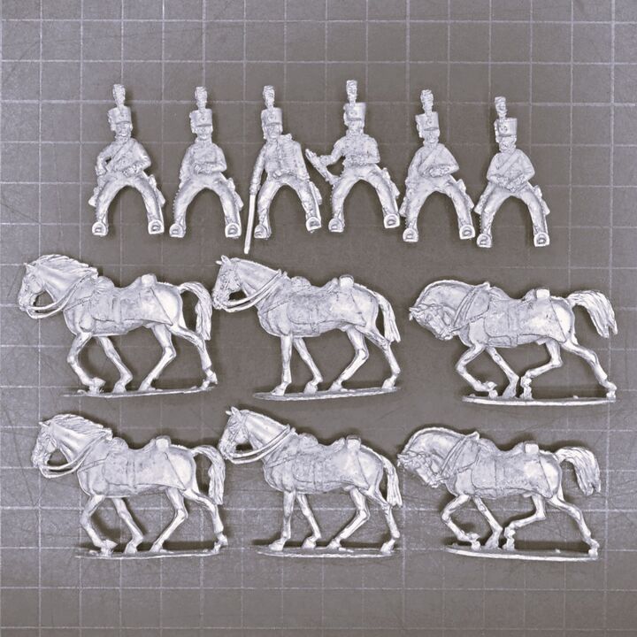 Forgotten Glorious Miniatures, Napoleonic: Early Prussian Hussar Unit in Shakos - Possibly Out of Production Forgotten Glorious Miniatures, Napoleonic: Early Prussian Hussar Unit in Shakos - Possibly Out of Production