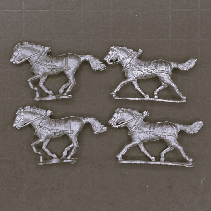Minifigs, Napoleonic - French Draught Horse Team