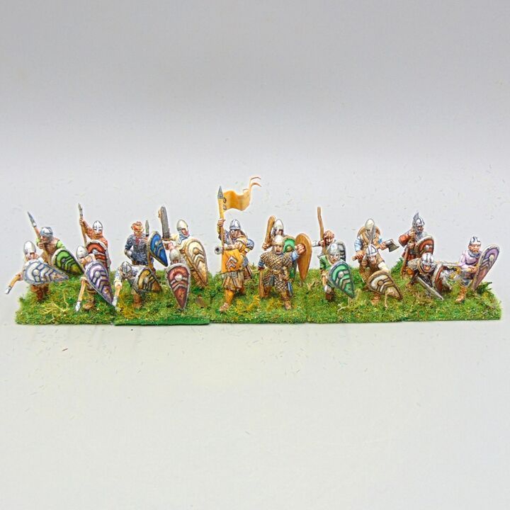Grade C - Wargames Foundry - Dark Ages - Norman Infantry Unit Grade C - Wargames Foundry - Dark Ages - Norman Infantry Unit