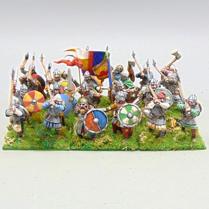 Grade C - Wargames Foundry/Warlord Games - Dark Ages - Saxon Huscarl Unit Grade C - Wargames Foundry/Warlord Games - Dark Ages - Saxon Huscarl Unit