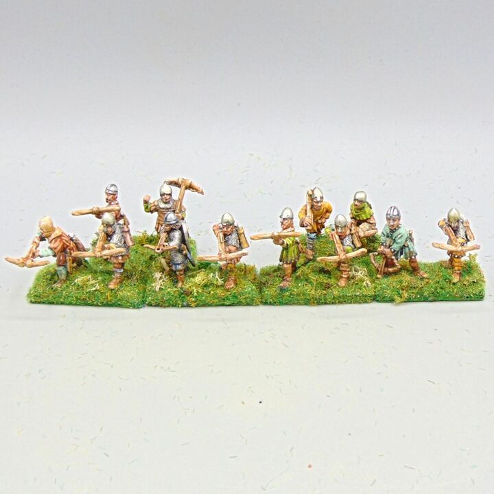 Grade C - Wargames Foundry - Dark Ages - Norman Crossbowmen Grade C - Wargames Foundry - Dark Ages - Norman Crossbowmen