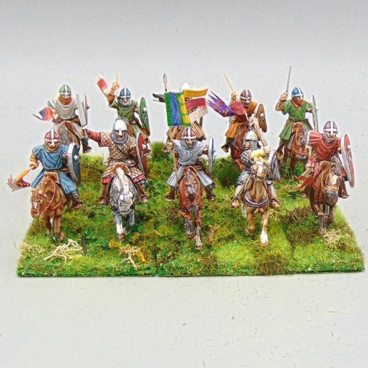 Grade C - Wargames Foundry/Warlord Games - Dark Ages - Mounted Norman Knights Unit Grade C - Wargames Foundry/Warlord Games - Dark Ages - Mounted Norman Knights Unit