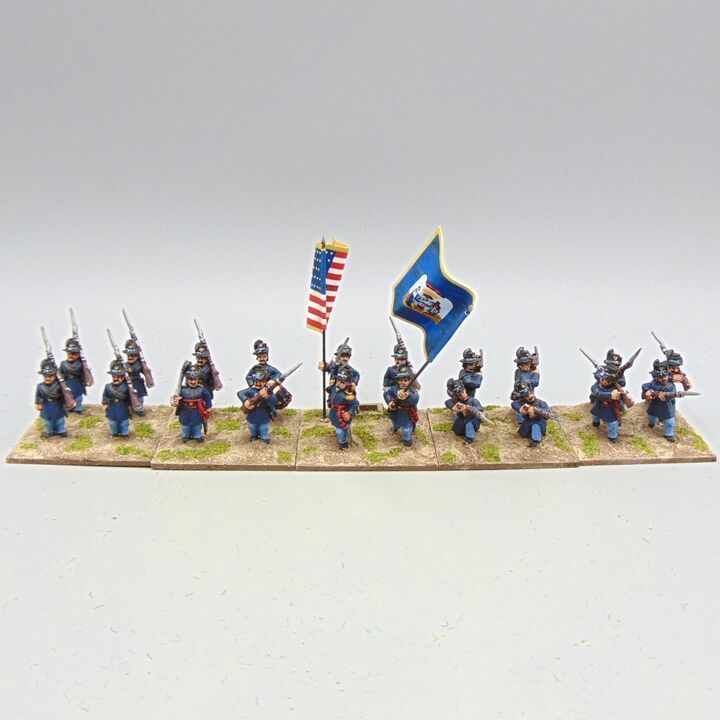 Grade D - Wargames Foundry - ACW - Union 'Iron Brigade' Infantry Unit Grade D - Wargames Foundry - ACW - Union 'Iron Brigade' Infantry Unit