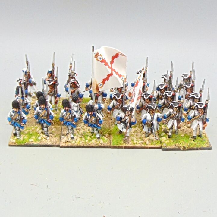 Grade D - Casting Room Miniatures - Mid C18th - Spanish Infantry Unit Grade D - Casting Room Miniatures - Mid C18th - Spanish Infantry Unit