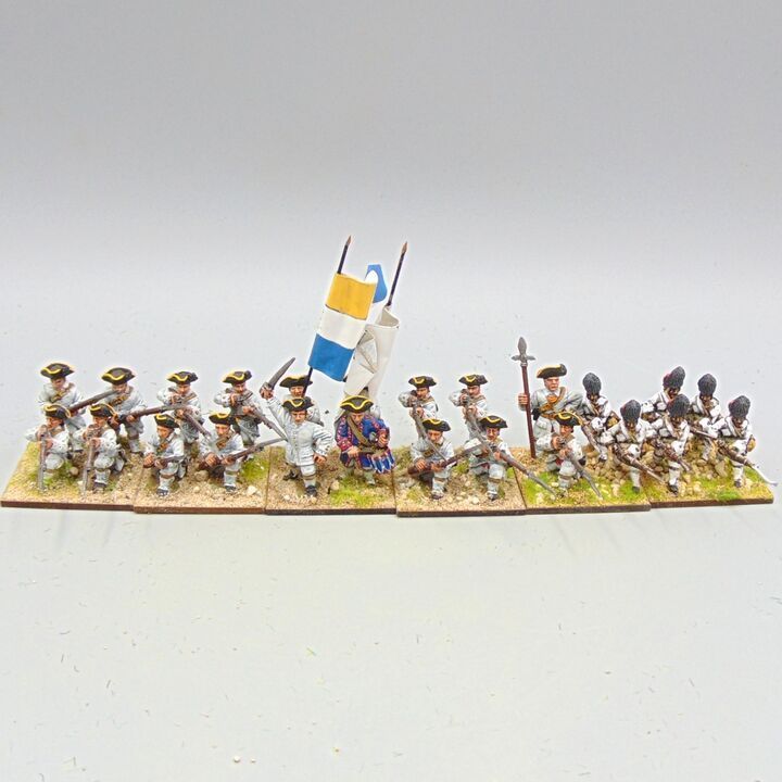 Grade D - Redoubt Enterprises - SYW - French Infantry Unit Grade D - Redoubt Enterprises - SYW - French Infantry Unit