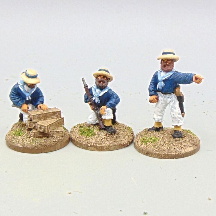 Grade D - Redoubt Enterprises - Mahdist War - British Naval Brigade Machine Gun Crew Grade D - Redoubt Enterprises - Mahdist War - British Naval Brigade Machine Gun Crew