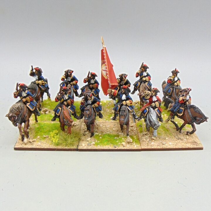 Grade D - Ebor Miniatures - Early to Mid C18th - Spanish Cavalry Unit Grade D - Ebor Miniatures - Early to Mid C18th - Spanish Cavalry Unit