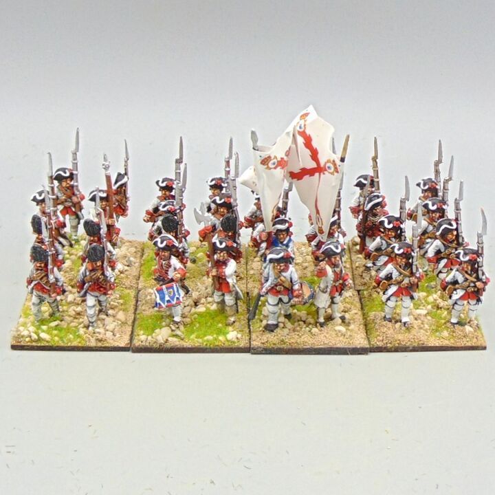 Grade D - Crusader Miniatures - Mid C18th - Spanish Infantry Unit Grade D - Crusader Miniatures - Mid C18th - Spanish Infantry Unit