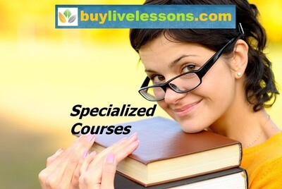BUY 60 SPECIALIZED LIVE LESSONS FOR 60 MINUTES EACH.