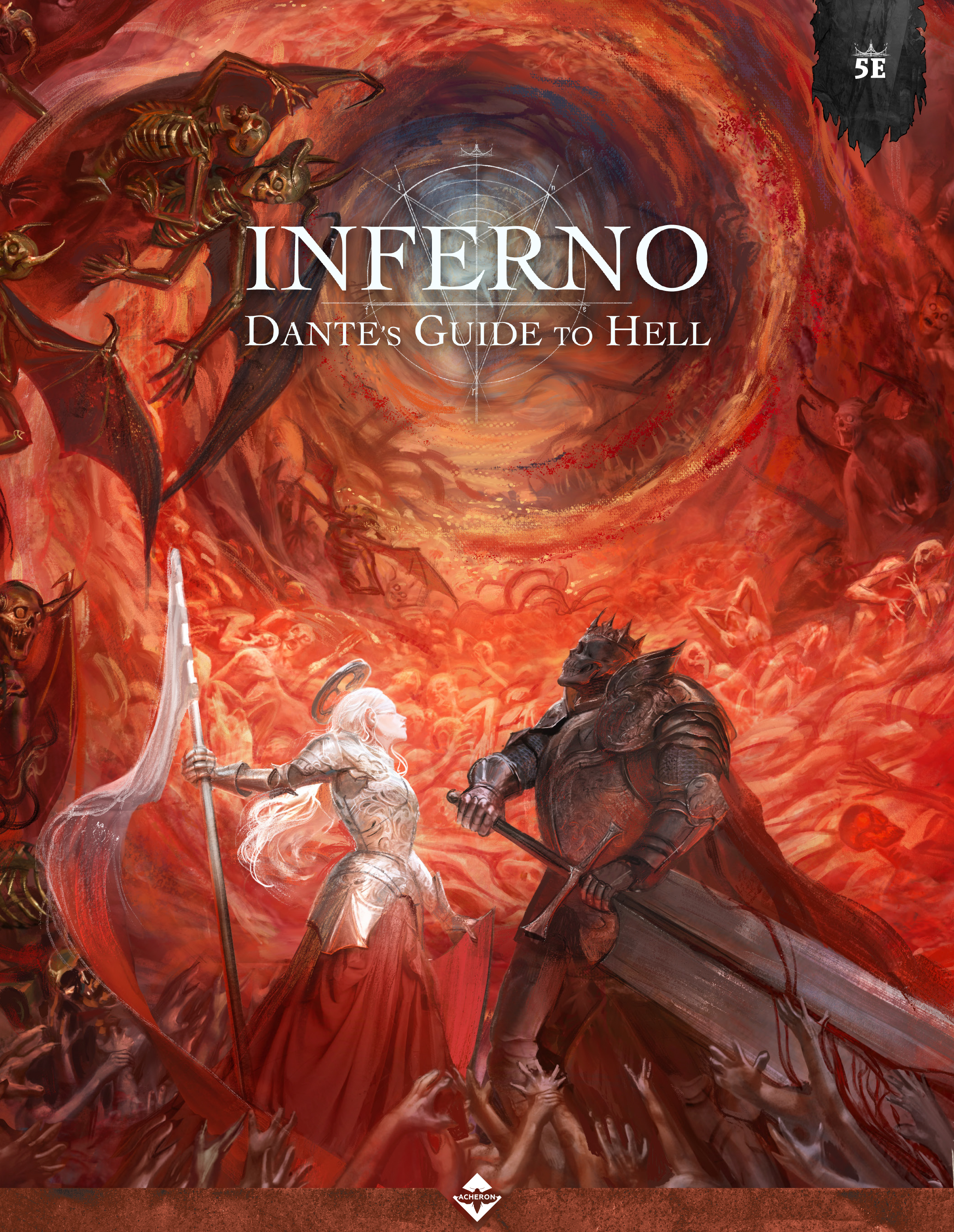 Inferno (5E): Dante's Guide to Hell (RPG Book + PDF) Hardcover — Home of  CHEW: The Roleplaying Game