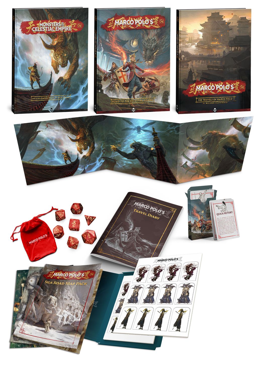 Marco Polo's Legacy 5e - Chosen of the Treasure Dragon Pack Marco Polo's Legacy 5e - Chosen of the Treasure Dragon Pack