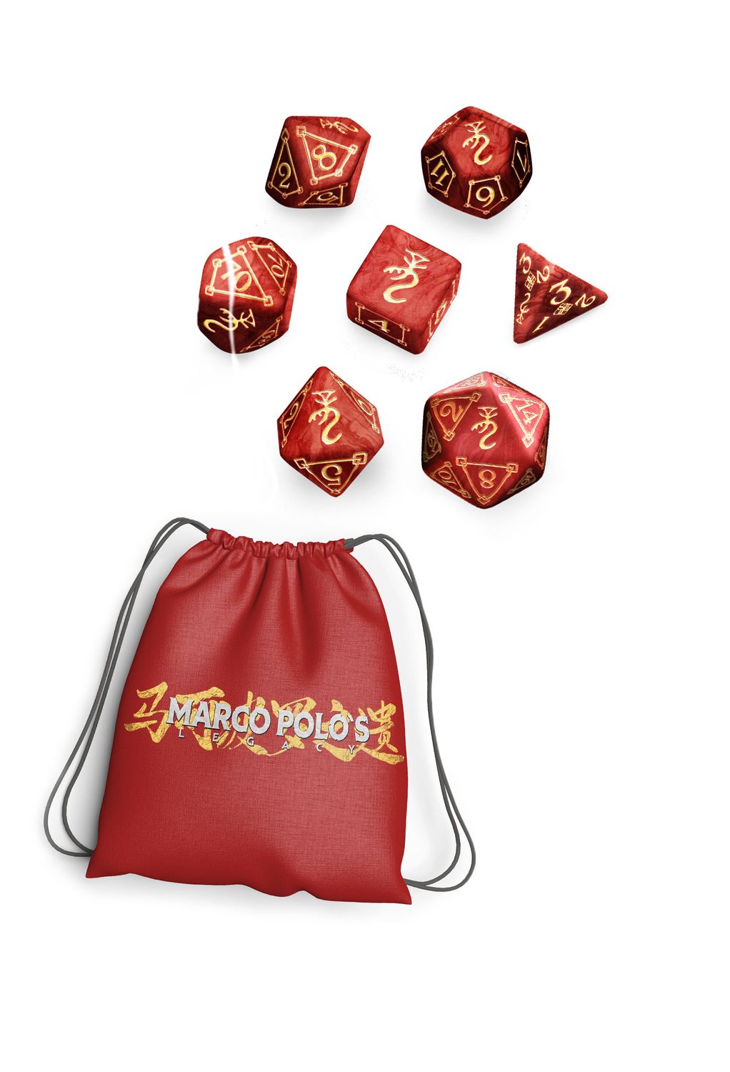 Marco Polo's Legacy 5e - Celestial Empire Dice Set Marco Polo's Legacy 5e - Celestial Empire Dice Set