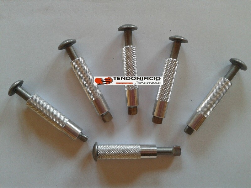 Chiodo acciaio inox per telo copri piscina