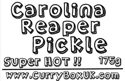 Carolina Reaper Pickle SUPER HOT !! Jar 175g Carolina Reaper Pickle SUPER HOT !! Jar 175g