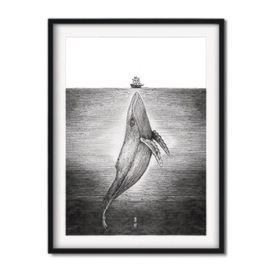 'Whale Song' A3 Print