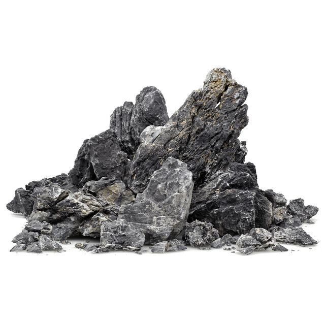 Mini Landschaft schwarz - Seiryu Stone Dark Felsen 25 kg