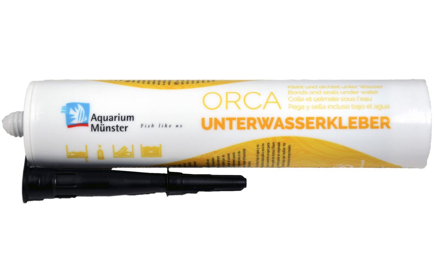 Aquarium Münster Orca Unterwasserkleber 315 g -  schwarz