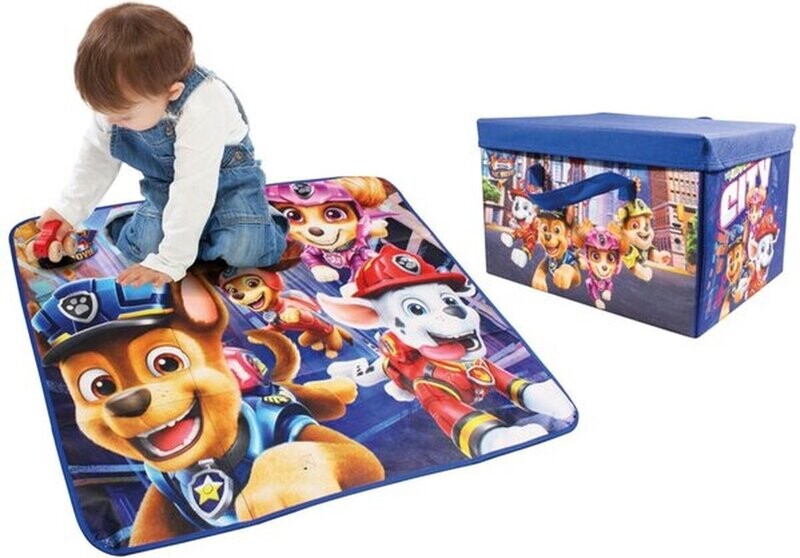 Aufbewahrungsbox und Spielmatte Paw Patrol The Movie