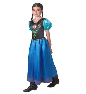 Frozen Eiskönigin Kostüm Kleid Anna 11-12 Jahre