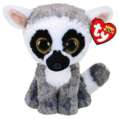 TY Linus Lemur - Beanie Boo 15cm