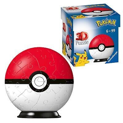 Ravensburger 3D Puzzle 11256 - Puzzle-Ball Pokemon Pokéballs