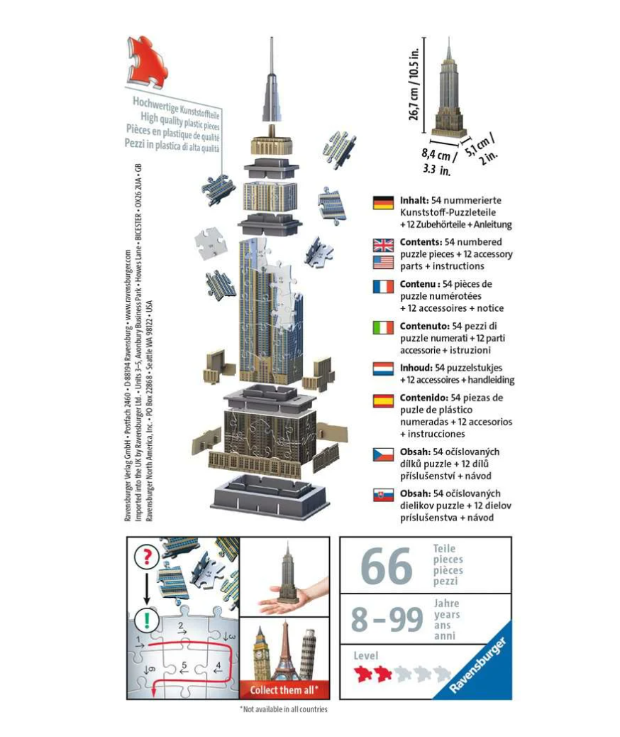 3D Puzzle - Empire State Building