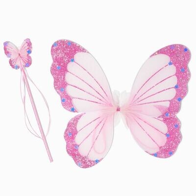 Schmetterling Kostüm in Rosa