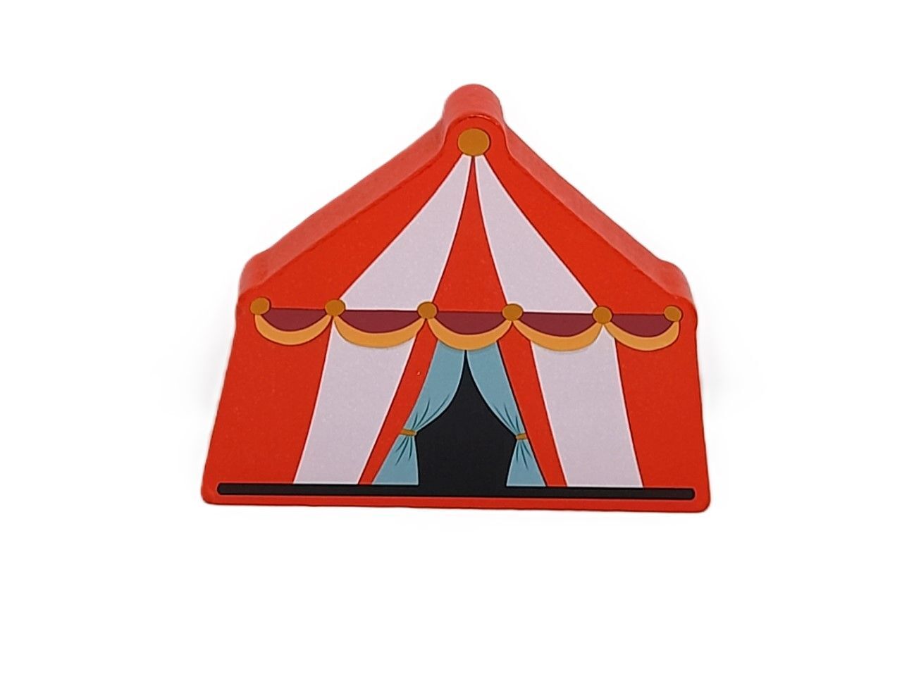 Holz Zirkus-Set mit Zirkuszelt, Tieren und Clowns