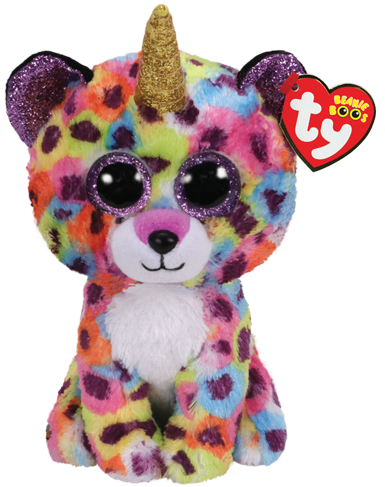 Giselle Leoparden Einhorn - Beanie Boo 24cm