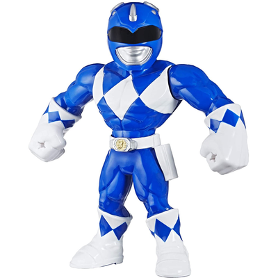Power Rangers Playskool Heroes Mega Mighties 25 cm große Blauer Ranger