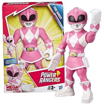 Power Rangers Playskool Heroes Mega Mighties 25 cm große Rosa Ranger