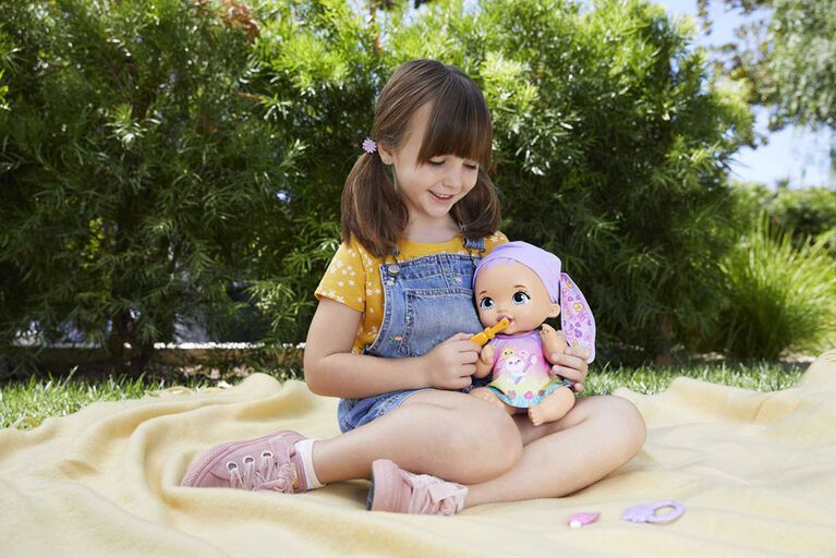 My Garden Baby Brush and Smile Little Bunny Babypuppe (30 cm)