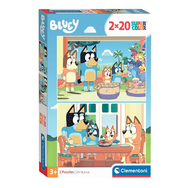 Clementoni Bluey - 2 x 20 Teile