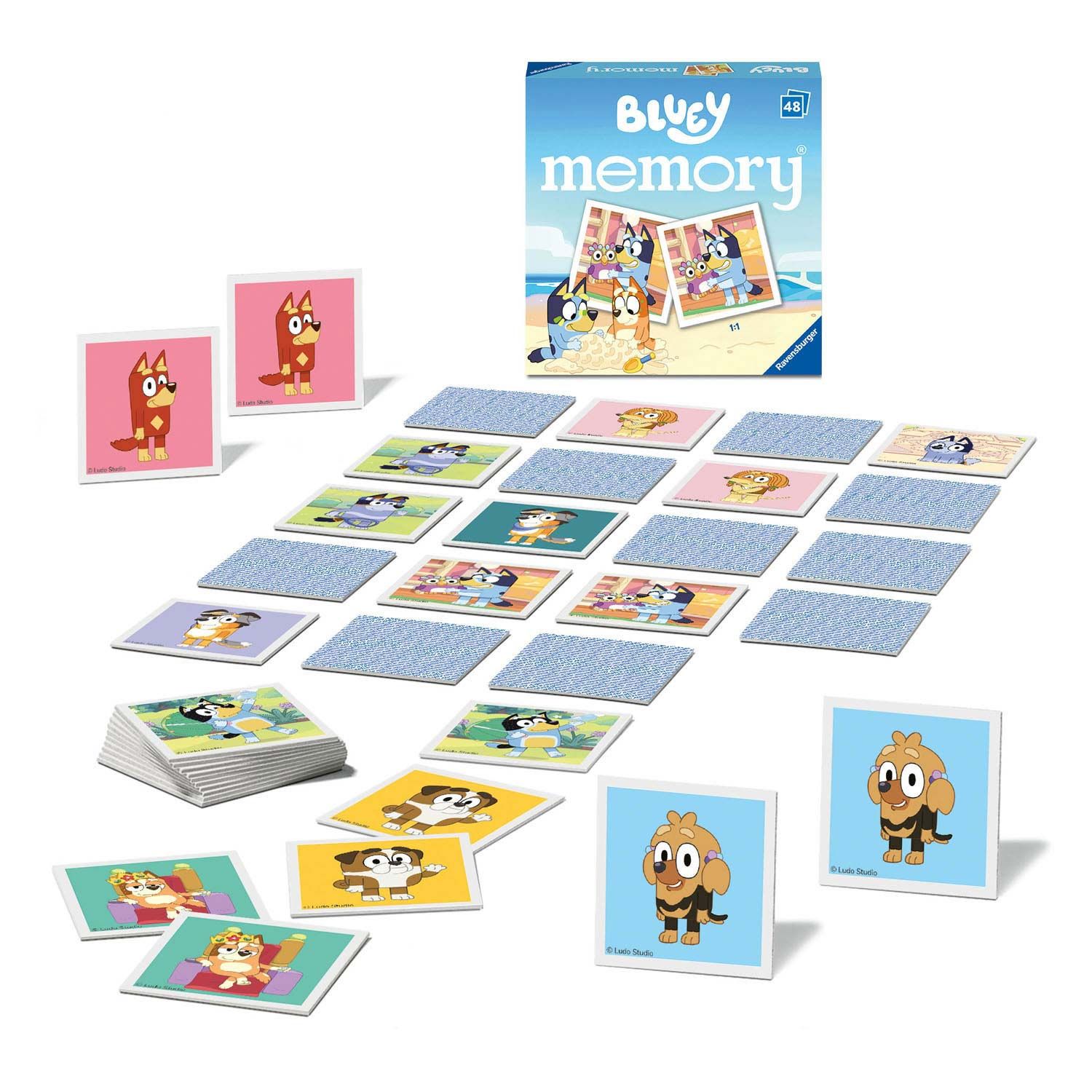 Ravensburger Bluey Mini Memory - Das Memory-Spiel für Kinder ab 3 Jahren