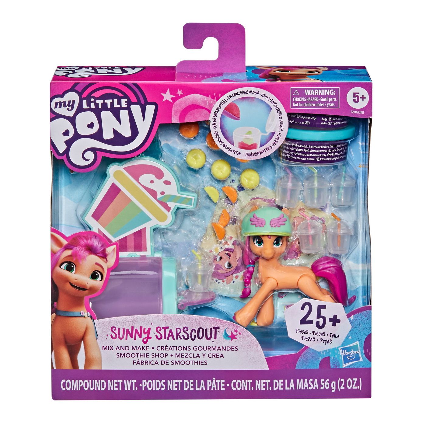 My Little Pony: A New Generation - Story Scenes Mix & Make Sunny Starscout Figur