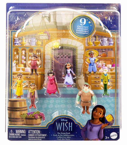 Disney's Wish Asha & Friends Figuren-Set | 9 Charaktere (Mattel)
