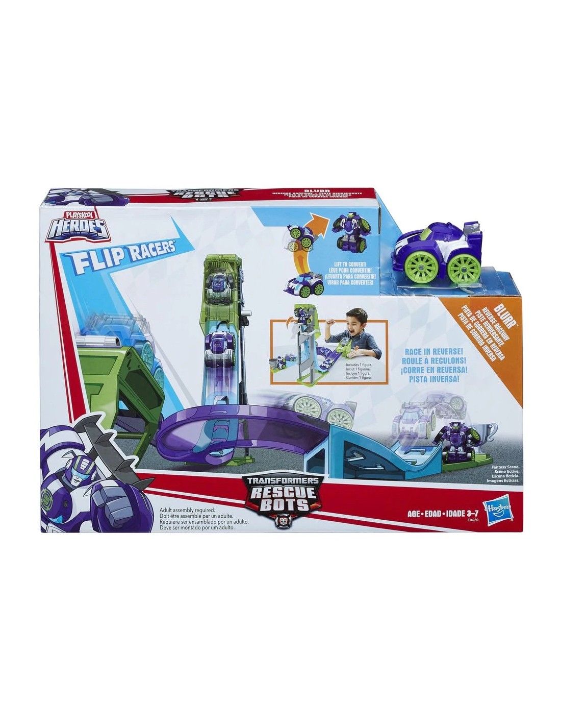 Transformers Rescue Bots Strecke mit Reverse-Funktion!