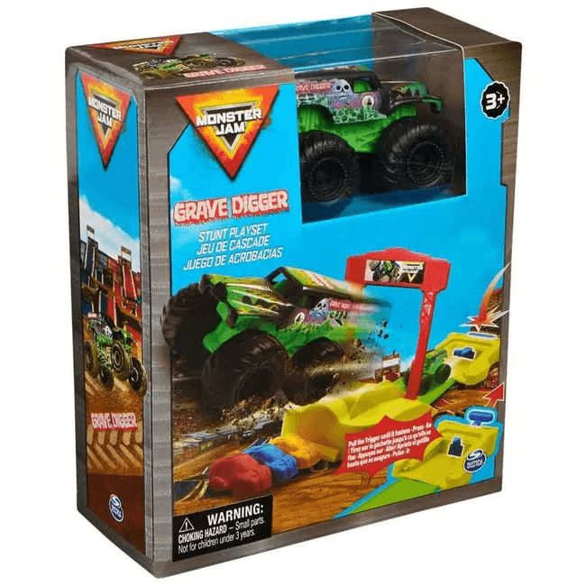 Grave Digger Monster Truck Stunt Spielset