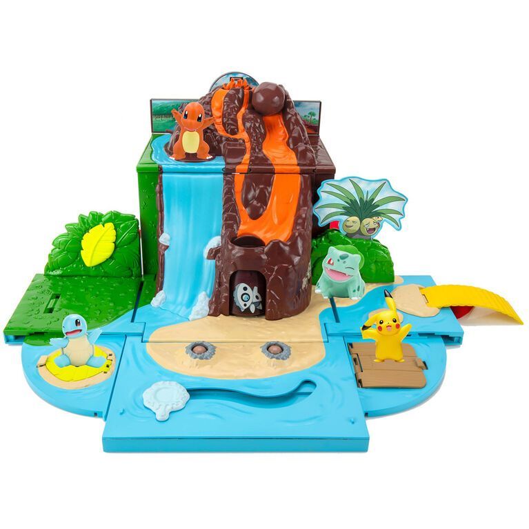 Pokemon Tragekoffer Vulkan-Spielset – Tragbares Abenteuer für junge Trainer​