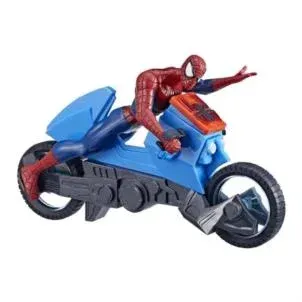 Hasbro Marvel Spider-Man Web Cycle – Figur & cooles Motorbike im Set Hasbro Marvel Spider-Man Web Cycle – Figur & cooles Motorbike im Set