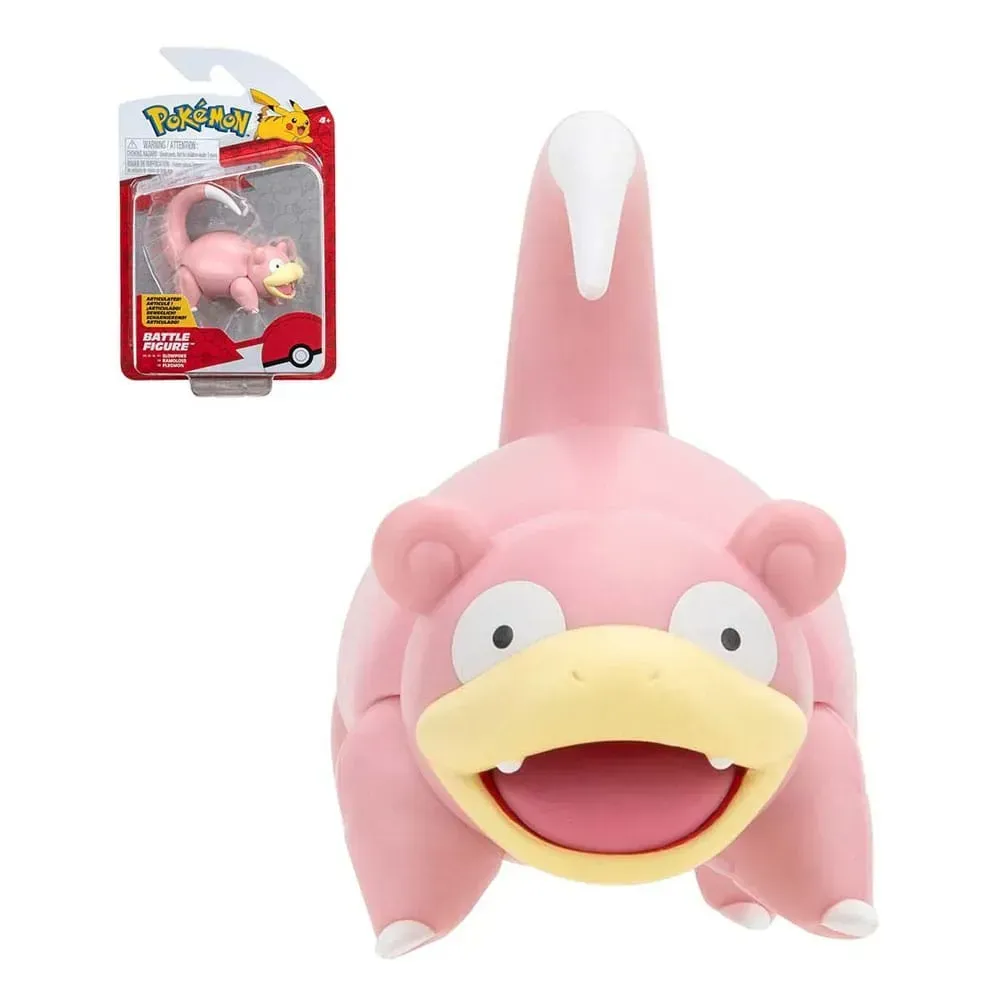 Pokémon Battle Figure Pack „Flegmon“ (Slowpoke) – 5 cm Minifigur, Jazwares