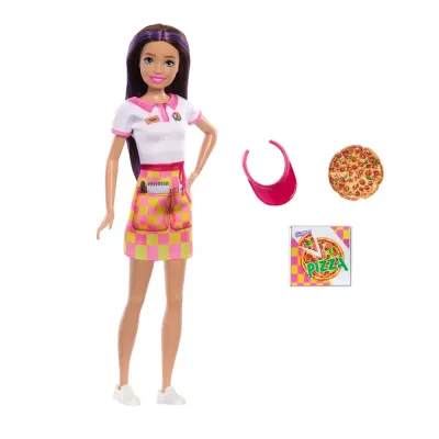 Barbie Skipper „First Jobs“ – Pizzalieferantin mit Pizza & Box Barbie Skipper „First Jobs“ – Pizzalieferantin mit Pizza & Box