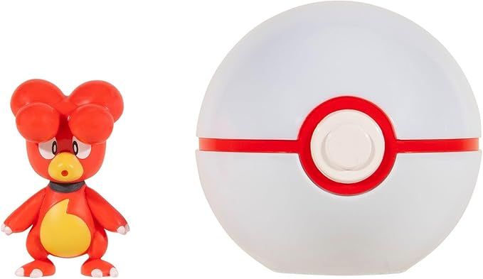 Pokémon Clip’n’Go Poké Ball Set – Magby & Premier Ball