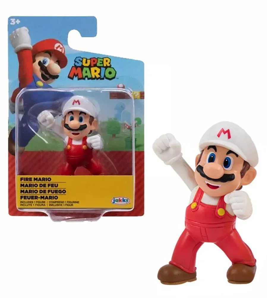 World of Nintendo – Fire Mario Figur (ca. 6 cm)