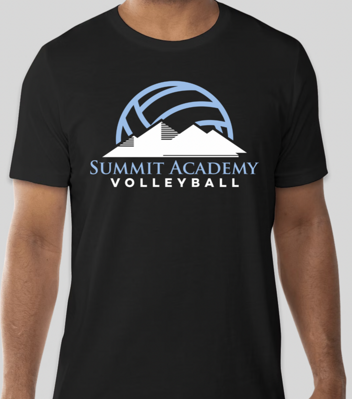 Summit Academy Volleyball Shirt with logo