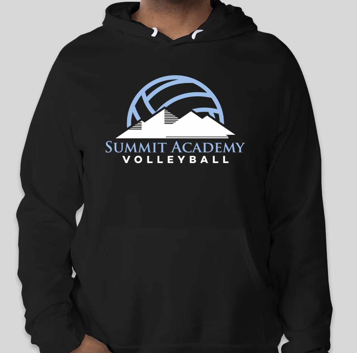 Summit Academy Volleyball Hoodie with logo