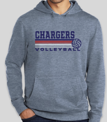 Chargers Volleyball Hoodie