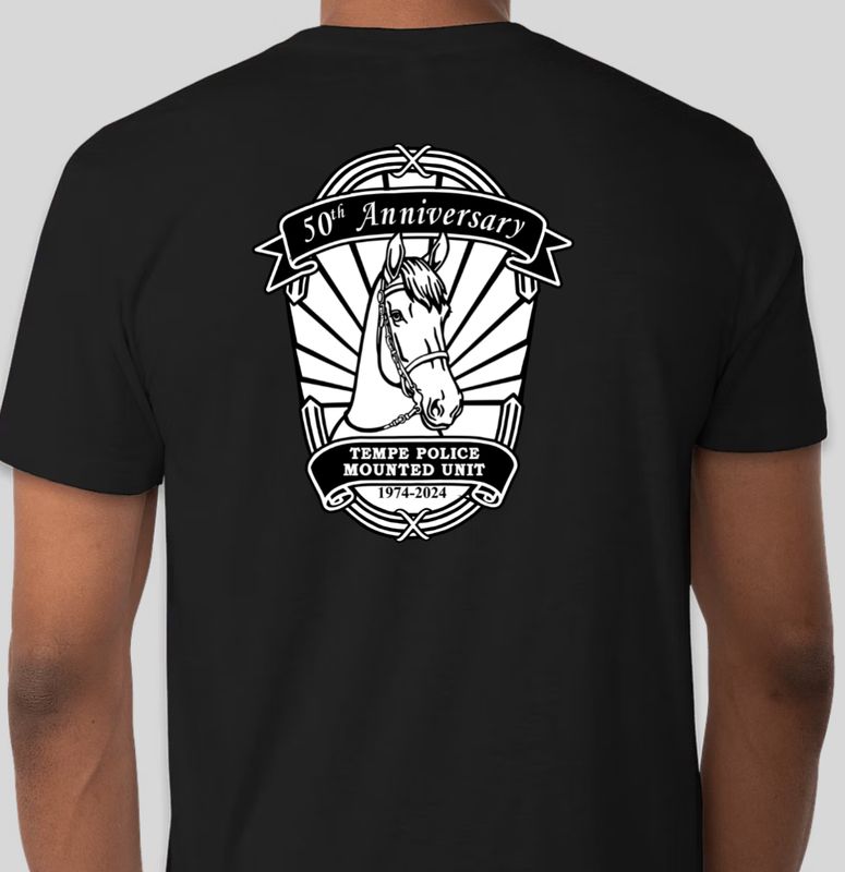 Tempe Mounted Police 50th Anniversary Shirt